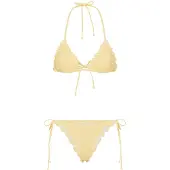LASCANA Bikini vaaleankeltainen / valkoinen