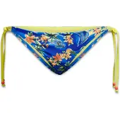 Superdry for woman. W3010404A Blue bikini bottoms with side ties (S), Beachwear, Recycled Polister, Sustainable