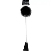 Fetish Fantasy Feather Crop Black
