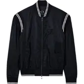 Armani Exchange for man. XM002017AF19828UC001 Black satin bomber jacket (XXL), Casual, Polyester