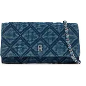 Tommy Hilfiger Kukkaro 'Quilted Chain Strap' sininen denim