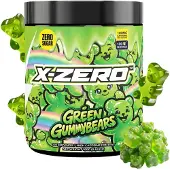 X-Gamer X-Zero Green Gummy Bears - 100 Annosta