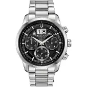 Bulova Miesten kello 96B319 Musta/Teräs Ø44 mm