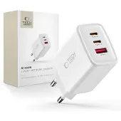 Tech-Protect NCA65W-GAN AC Charger 3-Ports 65W - White
