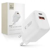 Tech-Protect NCA30 PD 30W QC3.0 USB-A / USB-C- wall charger - white