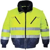 Portwest PJ50 PW3 Hi-Vis 3-in-1 pilottitakki