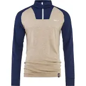 Bula Men's Retro Merino Wool Halfzip Sweater Navy Kerrasto yläosat S