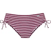 Venice beach Bikinihousut viininpunainen / valkoinen