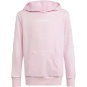 Adidas Urheilullinen collegepaita 'ESSENTIALS' roosa / valkoinen