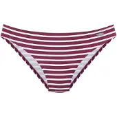 Venice beach Bikinihousut viininpunainen / valkoinen