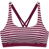 Venice beach Bikinitoppi viininpunainen / valkoinen