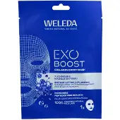 Weleda Exo boost sinikatkero ja Edelweiss -kangasnaamio Kangasnaamio 20 ml