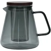 Salt & pepper Luma Grey -teepannu lasisuodattimella ja kannella, 930 ml
