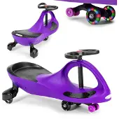 Ecotoys Gravity lasten työntöauto Led-renkailla, violetti