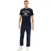Tom Tailor Logo Tee - Navy - XL