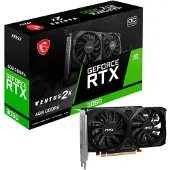 MSI GeForce RTX 3050 VENTUS 2X E 6G OC - Grafikkortti - GF RTX 3050 - 6 GB GDDR6 - PCIe 4.0 x16 - 2 x HDMI, DisplayPort - 2 x HDMI, DisplayPort