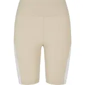Urban Classics Leggingsit beige / valkoinen