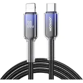 JOYROOM S-A42 Crystal-Clear Series 30W USB-C - Lightning cable 1.2m - black