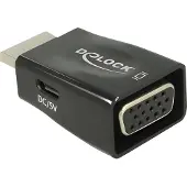 DeLOCK AV Adapter HDMI - D-Sub (VGA) black (65902)