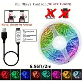 Hobby Hall USB LED-valonauha koristeeksi, 6,56 pėdos / 2m