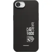 Phonecases3D iPhone 17e/16e Atlético de Madrid Fibriva-suojakuori, musta