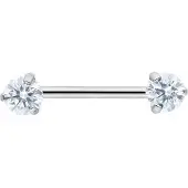 Wildcat Candy Barbell - nännikoru - 14,0 mm, Hopeinen metalli