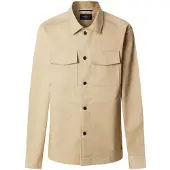 Hackett London for man. HM6000028 London beige overshirt (XL), Casual, Cotton, Long sleeve