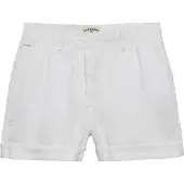 Superdry for woman. W7110496A Shorts Mid Rise Linen white (24), Casual