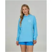 Salty Crew Circled Tech Hoody Longsleeve Lycra sininen, M