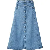 Levi's Yoked Western Skirt Inner Adve - Blue - 32