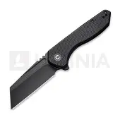 CIVIVI ExOne C23036-1 Blackwashed Nitro-V, Black G10 pocket knife, Brian Brown design