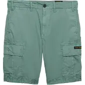 Superdry for man. M7110485A Ripstop Light Cargo Bermuda shorts green (28), Casual, Cotton