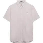 Superdry for man. M4011102A Classic Seersucker Shirt pink (XXL), Casual, Cotton, Short sleeve