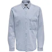 Only & Sons Benny Reg Chambray Pitkähihainen Paita