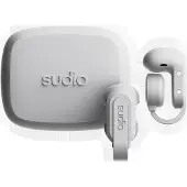Sudio B3 true wireless clip-on-kuulokkeet / avoin rakenne, Bluetooth 5.4 ja 24 tunnin akunkesto – Valkoinen