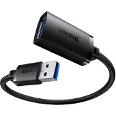 Baseus AirJoy USB 3.0 uros - naaras jatkokaapeli - 1m - Musta
