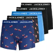 Jack & Jones Bokserishortsit 'JACTHOR' marine / taivaansininen / musta / valkoinen