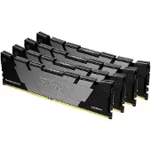 Kingston 64GB (4 x 16GB) FURY Renegade DDR4, 3600MHz, CL16, 1.35V, musta/harmaa