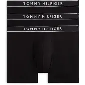 Tommy Hilfiger Bokserishortsit 'Essential' musta / valkoinen