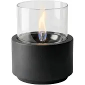 Tenderflame Lotus 12 Natural Concrete Black