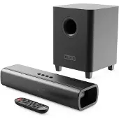 Majority Naga 40 Plus Bluetooth Soundbar + Wireless Sub - Black