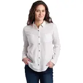 Kühl Women's Adele Longsleeve Natural Pitkähihaiset kauluspaidat XS