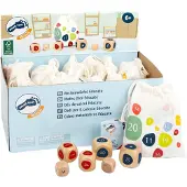 Small Foot Wooden Dice with Maths