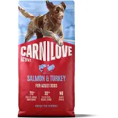 Carnilove Active Salmon-Turkey Adult kuiva koiranruoka, 12 kg