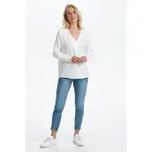 Cream Fengcr Blouse - White - 36