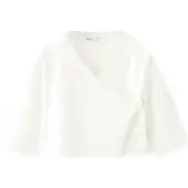 Mango Openwork Knit Cardigan - White - 0-1M