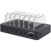 Manhattan 6-porttinen USB-latausasema 50W kokonaisteholla