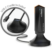 Edimax EW-7822UBE, Langaton, USB, WLAN, Wi-Fi 7 (802.11be), 2880 Mbit/s, Musta