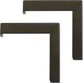 Elite Screens Projector Mount 6" Wall / Ceiling Hanging Bracket set for Manual/Spectrum/VMAX2 Series - Black - ZVMAXLB6-B