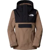 The North Face Women's Driftview Anorak Mocha Brown/TNF Black Laskettelutakit vuorettomat M